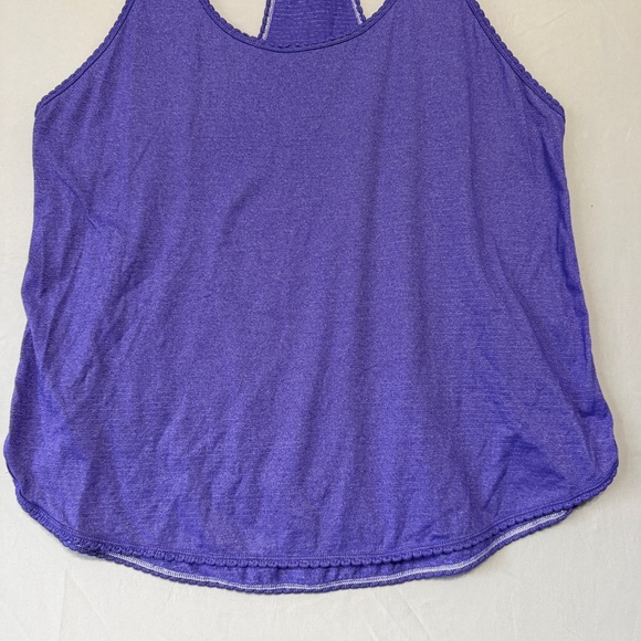 Lululemon Womens Racerback Tank Top Size 10 Purple Yoga Workout Fitness Gym - Picture 4 of 6